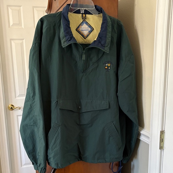 Gear For Sports Other - *Gear For Sports Dark Green Half-Zip Windbreaker Pullover Rain Jacket Sports